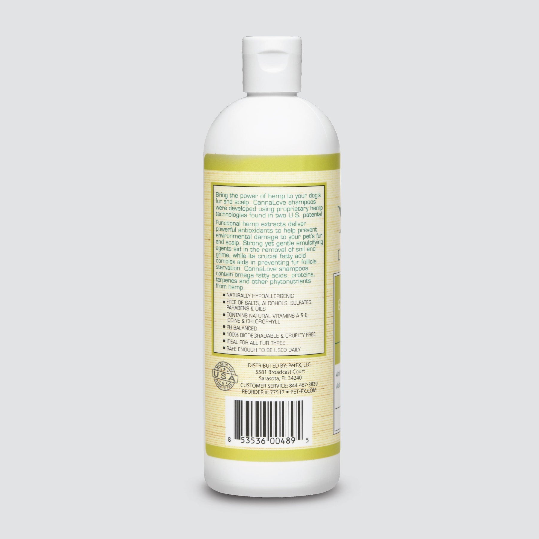 CannaLove Allergy and Itch Relief Shampoo