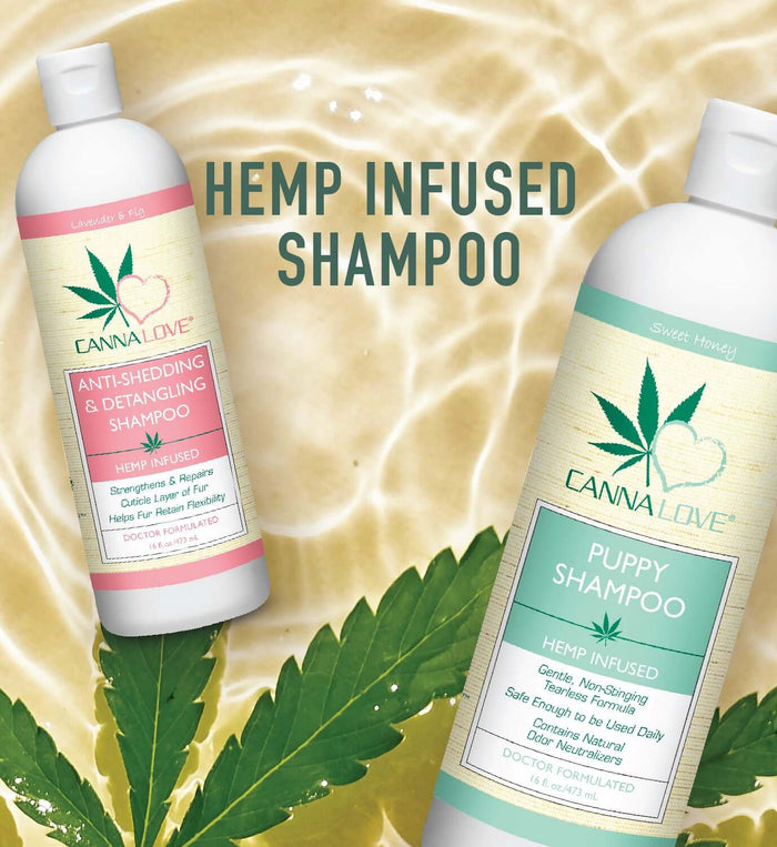 CannaLove Hemp Infused Dog Shampoos