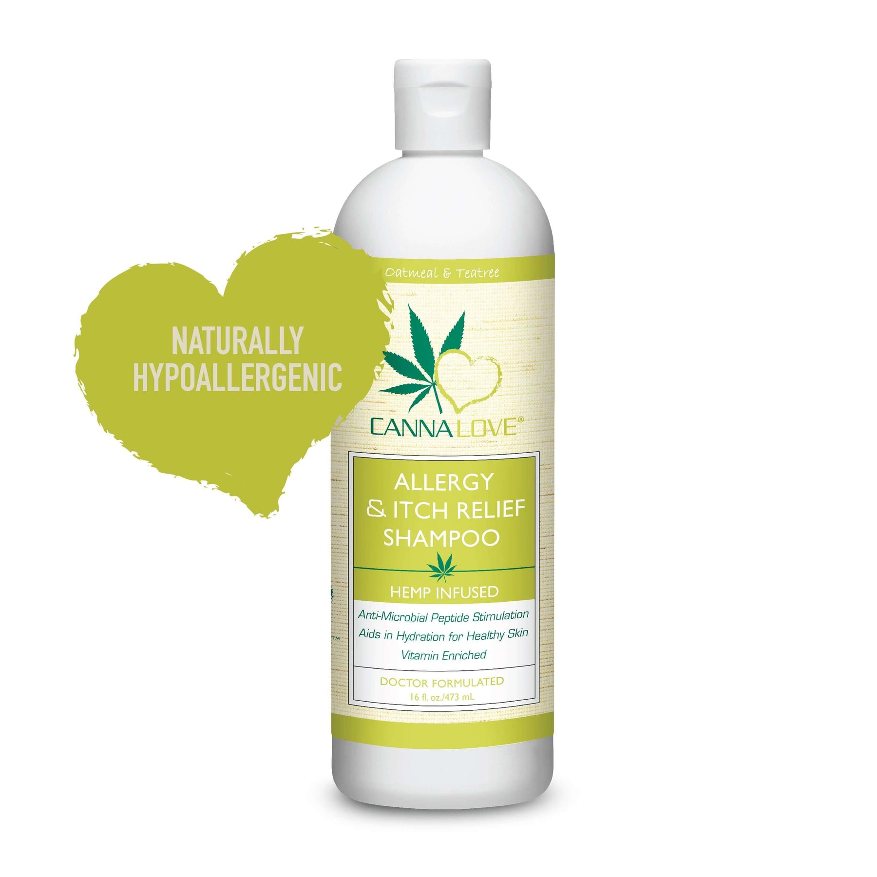 Natural care allergy itch relief shampoo top
