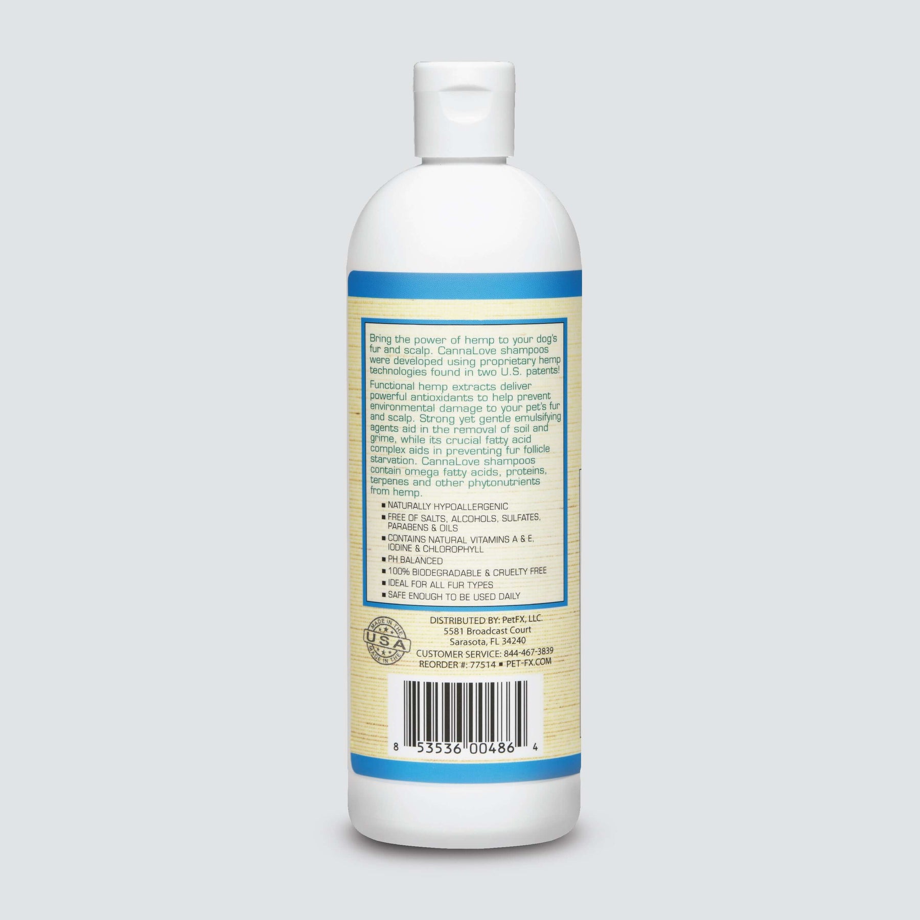 CannaLove Advanced Moisturizing Shampoo