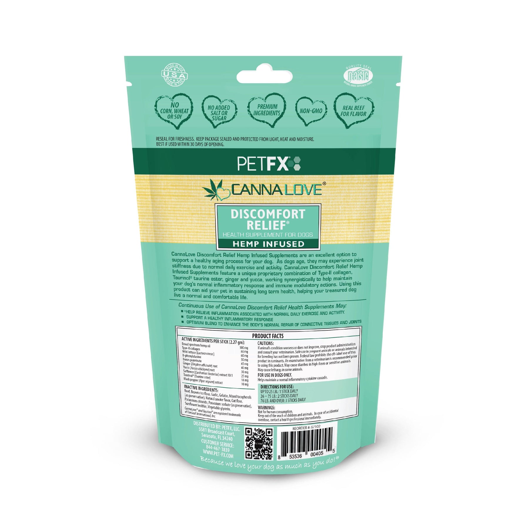 Discomfort Relief Hemp Infused Supplement Sticks